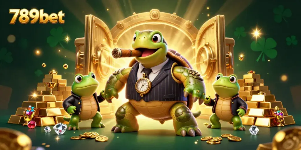 Join the fun at 789bet with our animated casino characters celebrating wealth and treasure!