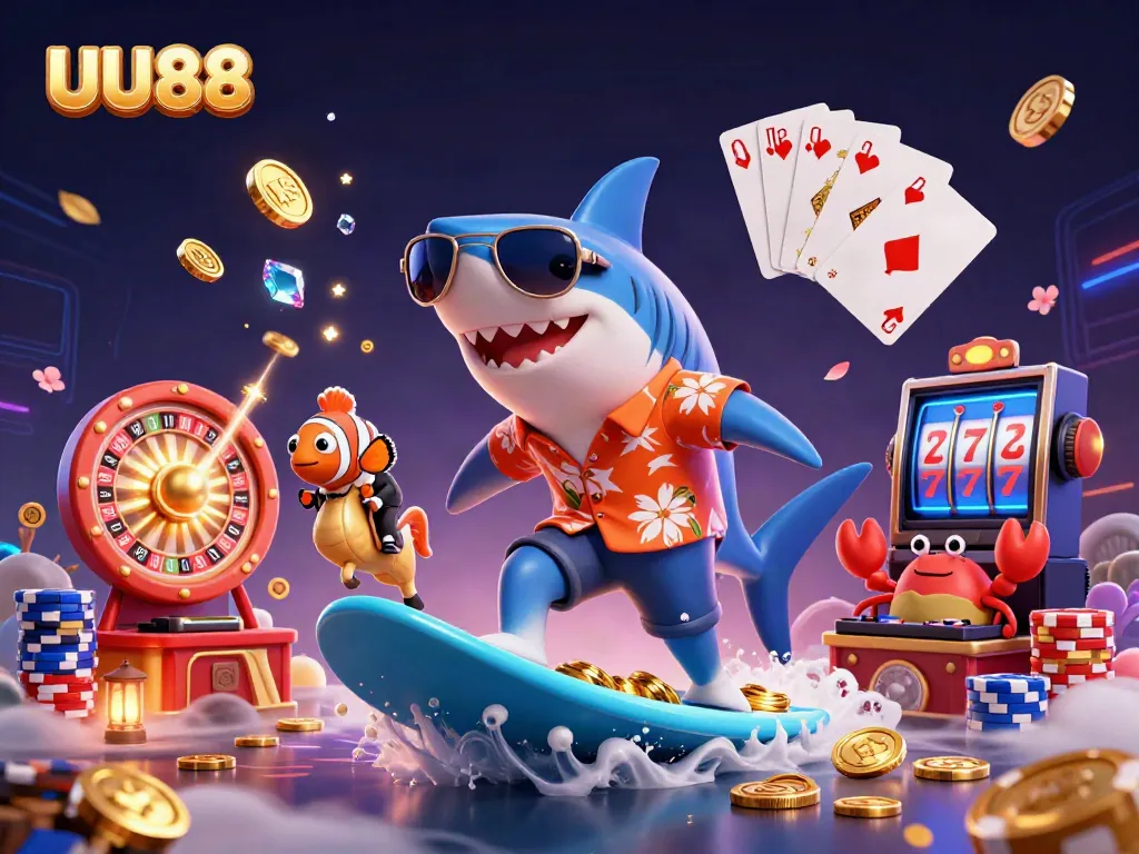 Engage with the vibrant UU88 casino experience with exciting characters and dynamic gaming elements.