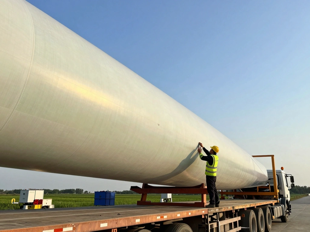 Optimizing Wind Turbine Blade Transportation Logistics Efficiency - detail