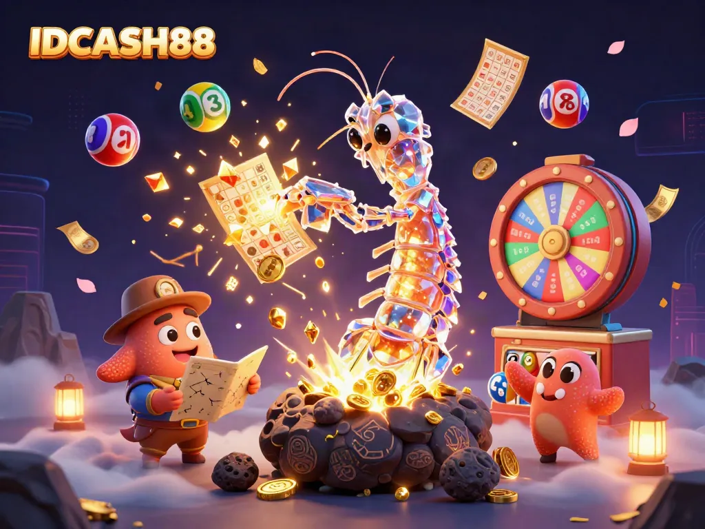 Experience thrilling wins at IDCASH88, where colorful lottery balls and golden tickets set the stage for adventure.