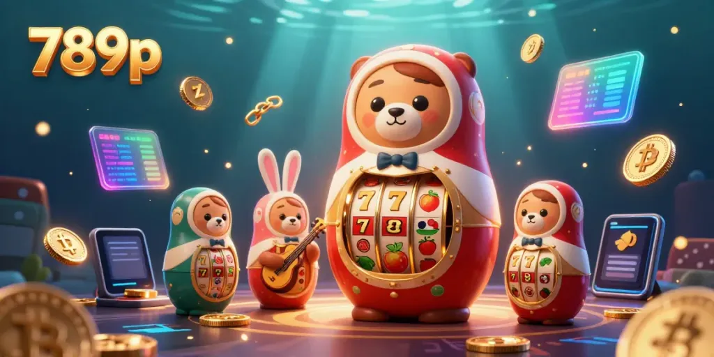 Engage in winning strategies with 789p in a vibrant casino scene filled with characters and digital elements.